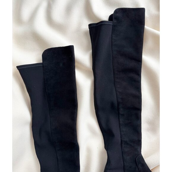 Stuart Weitzman "Reserve" Black Suede Over the Knee Boot, size 6.5 - Picture 7 of 7